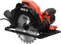 На фото Пила дисковая YATO 1.5 кВт, 185х30 мм, угол 0-45° (YT-82151)