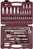На фото Набор инструмента универсальный Thorvik 1/4", 1/2"DR, 94 предмета (UTS0094)