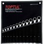 На фото Набор ключей комбинированных с трещоткой Toptul 8-19 мм 12 шт (GPAQ1202)
