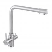 Смеситель для кухни HAIBA SUS 021 с выходом для питьевой воды (HB3908) На фото Смеситель для кухни HAIBA SUS 021 с выходом для питьевой воды (HB3908)