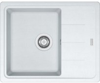 На фото Кухонная мойка Franke Basis BFG 611-62 Белая (114.0272.599)