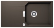 На фото Кухонная мойка Schock Manhattan D100 L Mocha-63 (22056063)