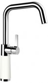 Кухонный смеситель Schock SC530 Alpina-07 хром/белый (55600007) На фото Кухонный смеситель Schock SC530 Alpina-07 хром/белый (55600007)