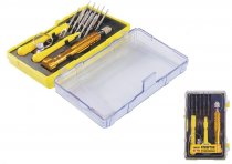 На фото Набор отверток Mastertool 15 шт точные (40-0163)