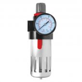 На фото Фильтр Intertool очистки воздуха и редуктор в металле 1/2" (PT-1410)
