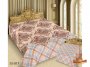 На фото Покрывало двухстороннее Love you Barokko 15-017 220х240 см Коричневое