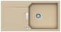 На фото Кухонная мойка Schock Manhattan D100 L Moonstone-22 (22056022)
