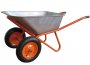 На фото Тачка строительная двухколесная Budfix 90 л 200 кг WB6404W (70029)