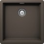 На фото Кухонная мойка Schock Brooklyn N100 Mocha-63 (34025063)