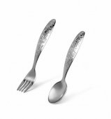 На фото Набор столовых приборов Fissman LE BEBE 2 предмета (3557)