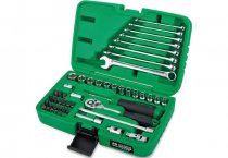На фото Набор инструмента Toptul 1/4" + ключи 49ед. (GCAI4901)