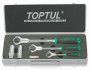 На фото Набор трещоток Toptul с шарниром (360°) 1/4, 3/8, 1/2 5шт (GCAD0501)