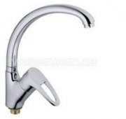 На фото Кухонный смеситель Cron Ceba 777 на гайке (CR0005)