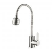 Смеситель для кухни ZERIX LR74304 с рефлективным изливом (LL1207) На фото Смеситель для кухни ZERIX LR74304 с рефлективным изливом (LL1207)