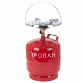 На фото Комплект газовый Sigma кемпинг 8л (2903221)