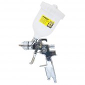 На фото Краскораспылитель Sigma HVLP Ø1.8мм (хром) с в/б (пласт) (6812141)