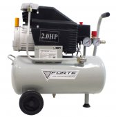 На фото Компрессор Forte FL-2T24 1.5кВт 24л 200л/мин 8бар 220В (46731)