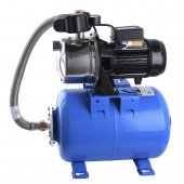 На фото Насосная станция SAER TRX-4 PL- 24л (Насос M-97-N PL нерж. 0,55кВт)