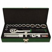 На фото Набор инструмента Toptul 1/2" 16ед. 6 граней (GCAD1607)