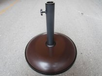 На фото Подставка Time Eco для садового зонта CB-16 (9822251280229BROWN)