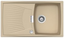 На фото Кухонная мойка Schock Venus D100 Moonstone-22 (30045022)
