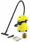 На фото Строительный пылесос Karcher WD 3 17 л 1000 Вт (55043)