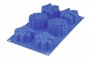 На фото Форма для маффинов SilicoFlex collection 6 шт. Весенний цветок 30 x 17 cм (88432)