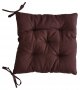 На фото Подушка для стула Прованс 40х40 см Кориченевая (.008079)