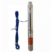 На фото Насос скважинный с повышенной уст-тью к песку OPTIMA PM 4QJm4/11 0,75 кВт 81м + 15 м кабель