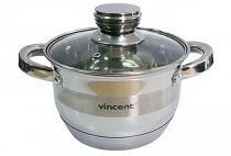 На фото Кастрюля Vincent 6.1 л (VC-3170-24)