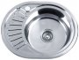 На фото Кухонная мойка Zerix Z5745-06-180E Satin матовая (ZX1590)