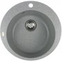 На фото Кухонная мойка Idis Fusion Fashion gray 310