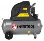 На фото Компрессор Intertool 50л, 2HP, 1.5кВт, 220В, 8атм, 206л/мин. (PT-0003)