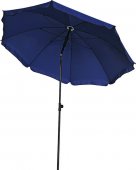 На фото Зонт садовый Time Eco TE-003-240 синий (4000810001057BLUE)