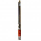 На фото Насос скважинный с пов уст к песку 3″ OPTIMA 3SDm1,8/15 0,37 кВт 61м + пульт + кабель 1,5м 