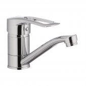 На фото Смеситель для кухни Haiba GERMES 555 (излив 15 см) (HB0143)