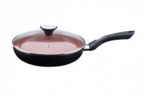На фото Сковорода с крышкой Granchio Terracotta collection 24 см (88124)