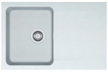 На фото Кухонная мойка Franke Orion Tectonite OID 611-78 Белая (114.0498.010)