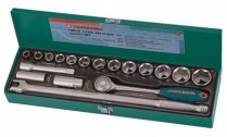 На фото Набор торцевых головок Jonnesway 1/2"DR 11-32 мм 19 шт (S04H419S)