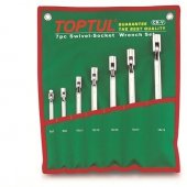 На фото Набор ключей шарнирных Toptul 7 шт 6-19 мм (GAAA0704)