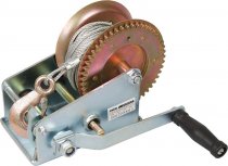 На фото Лебедка ручная Miol 1361 кг 3000 lbs стальной трос (80-461)