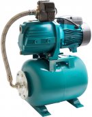 На фото Станция Aquatica/Leo 0.6кВт Hmax 45м Qmax 45л/мин 24л (775383/24)