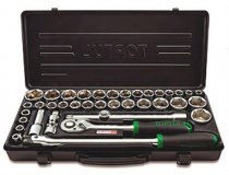 На фото Набор инструмента Toptul 1/2" дюйм+метрич 38 едениц (GBB38190)