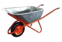 На фото Тачка строительная одноколесная Budfix 90 л 160 кг WB6404D (70028)
