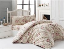 На фото Постельное белье Arya Хлопок 1,5 160х220 Dinah (8680943070630)