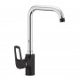 Смеситель для кухни MIXXUS NEVADA 014-G черный (MX0019) На фото Смеситель для кухни MIXXUS NEVADA 014-G черный (MX0019)