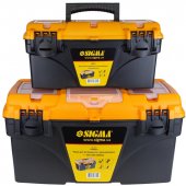 Набор ящиков для инструмента Sigma 2в1 с органайзером (7403771) На фото Набор ящиков для инструмента Sigma 2в1 с органайзером (7403771)