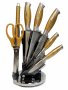 На фото Набор ножей Zurrichberg на подставке 8 предметов (ZBP-5003 Gold)