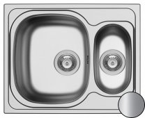 На фото Кухонная мойка Galati Fifika 1.5C Satin (4013)