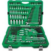 На фото Набор инструмента комбинированный Toptul 1/4" & 3/8" & 1/2" 216ед. (GCAI216R)